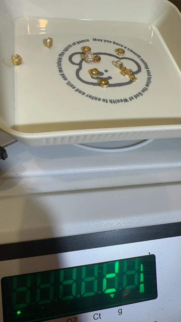 足金精品工艺吊坠