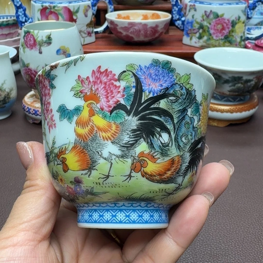 瓷片景德镇仿古手工制作精品展示