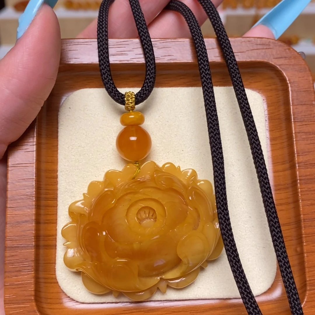 【闪购商品】未镶嵌颈饰蜜蜡项链