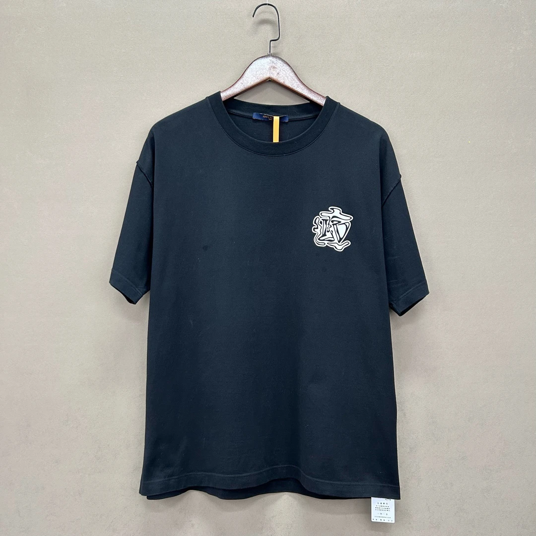 99新 LouisVuitton/路易威登 烟雾涂鸦印花短袖 L码 cl00587