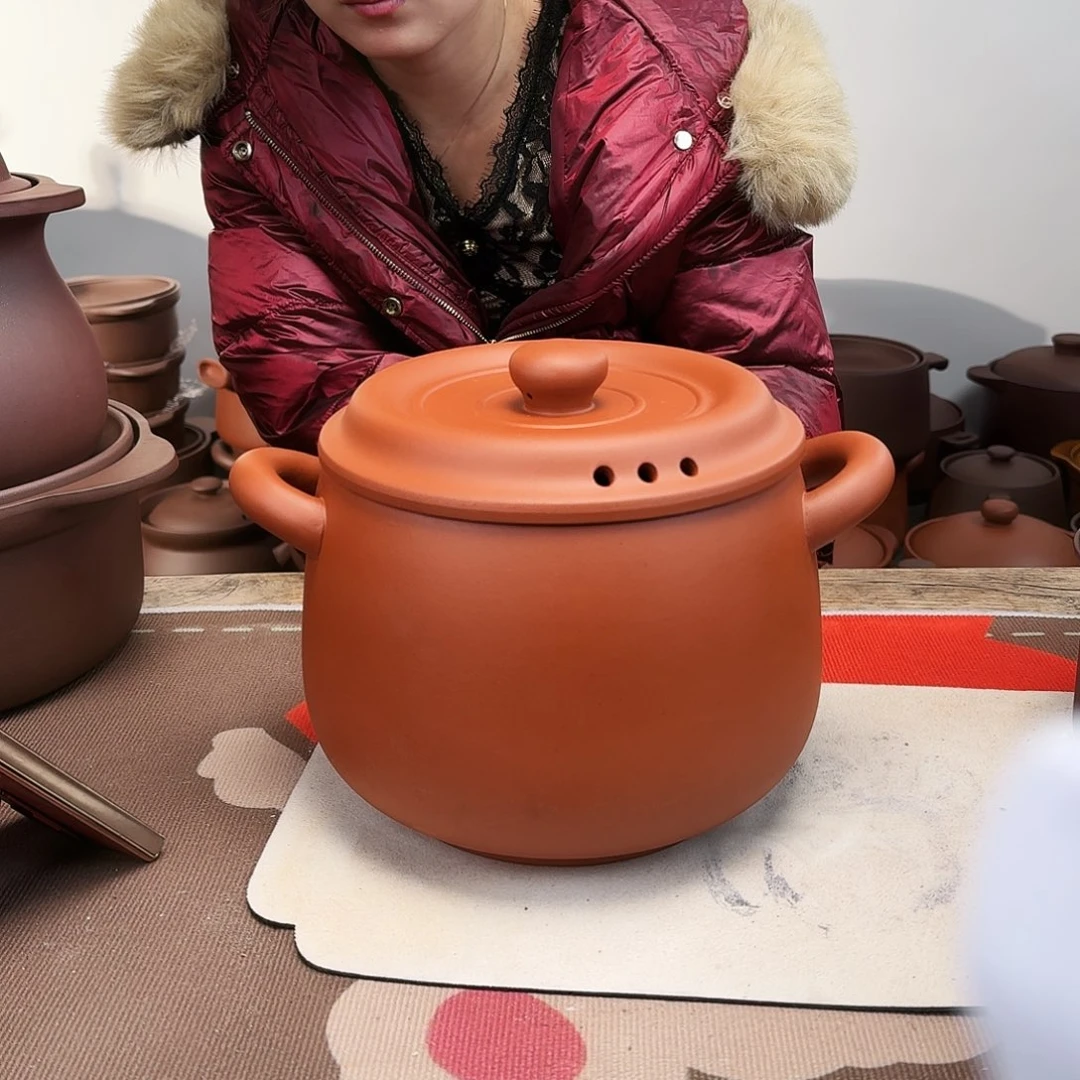 紫砂砂锅5升正品无暇