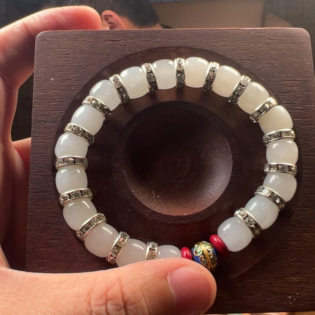 和田玉未镶嵌手链