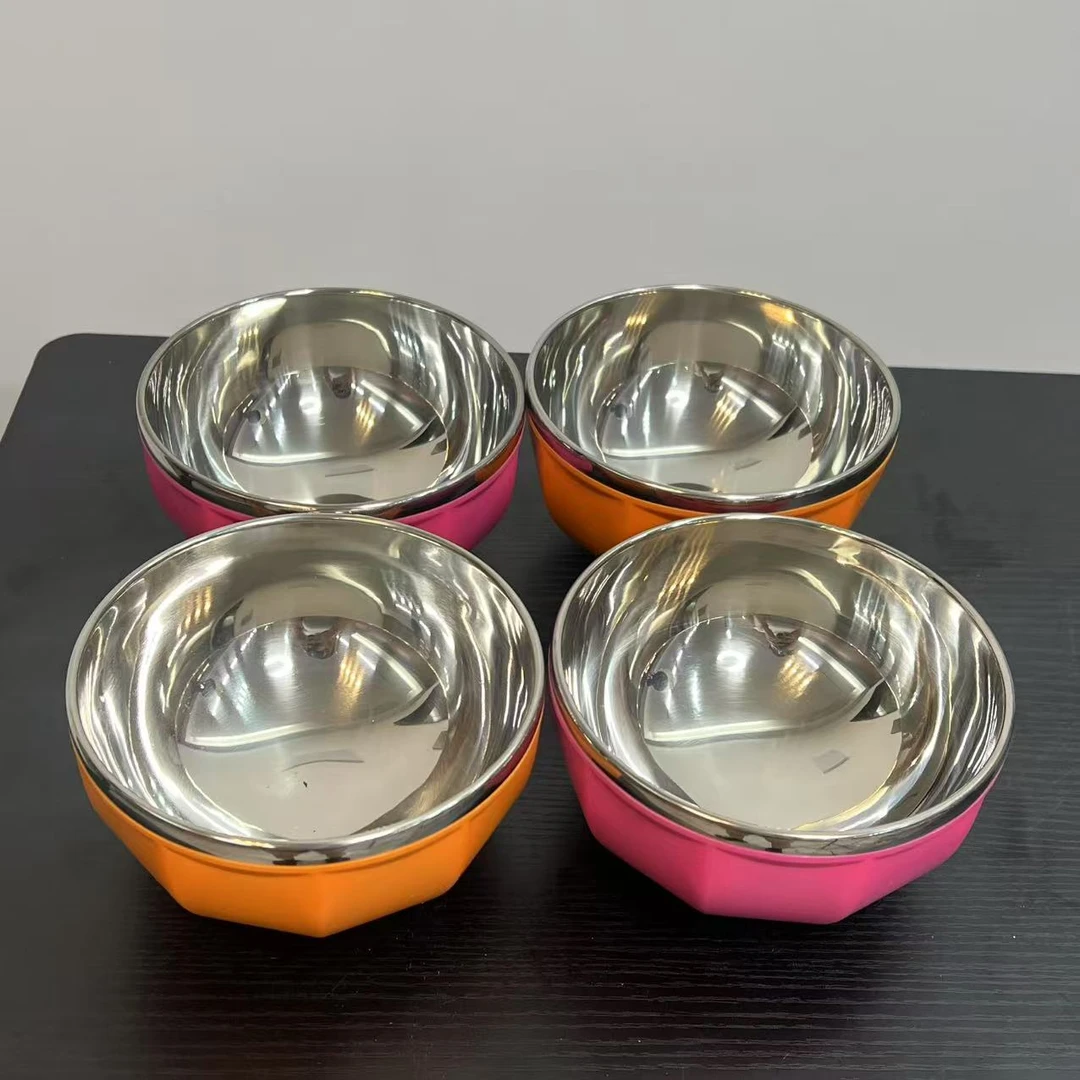 【618专享价】（随机颜色）韩单14厘米加大碗4个必备轻奢现【汤家限定】