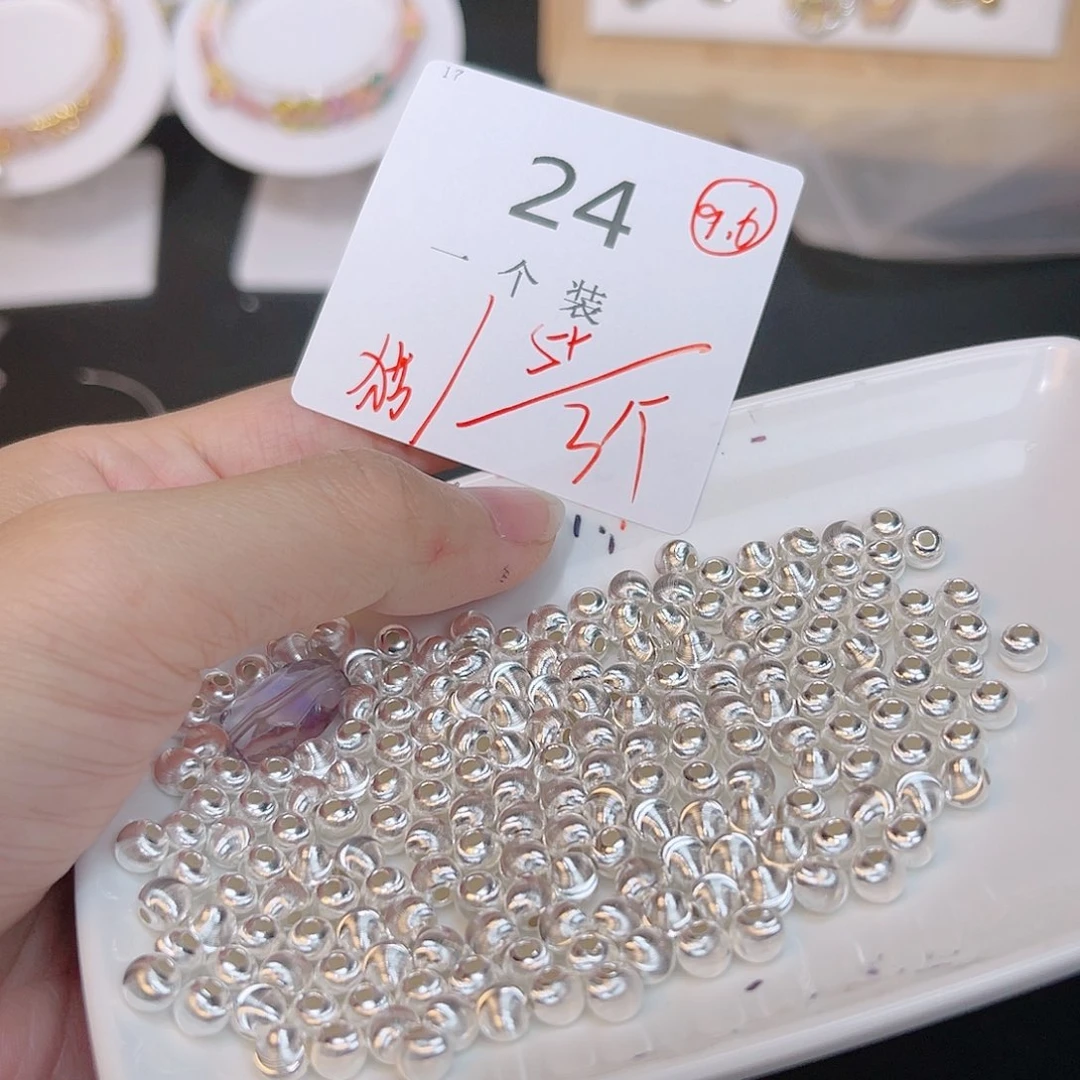 紫晶珠宝半成品银S925镶嵌24