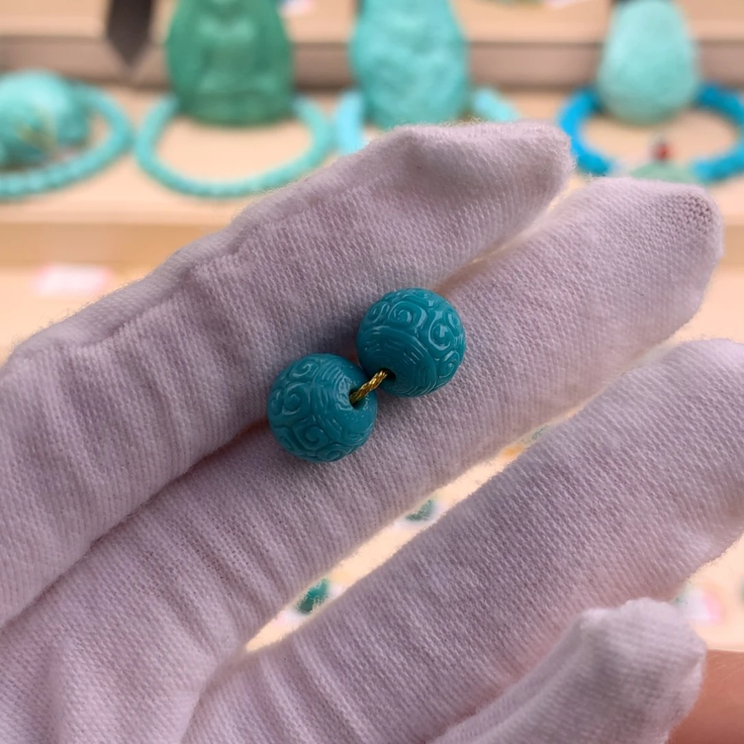 绿松石珠宝奇石未镶嵌