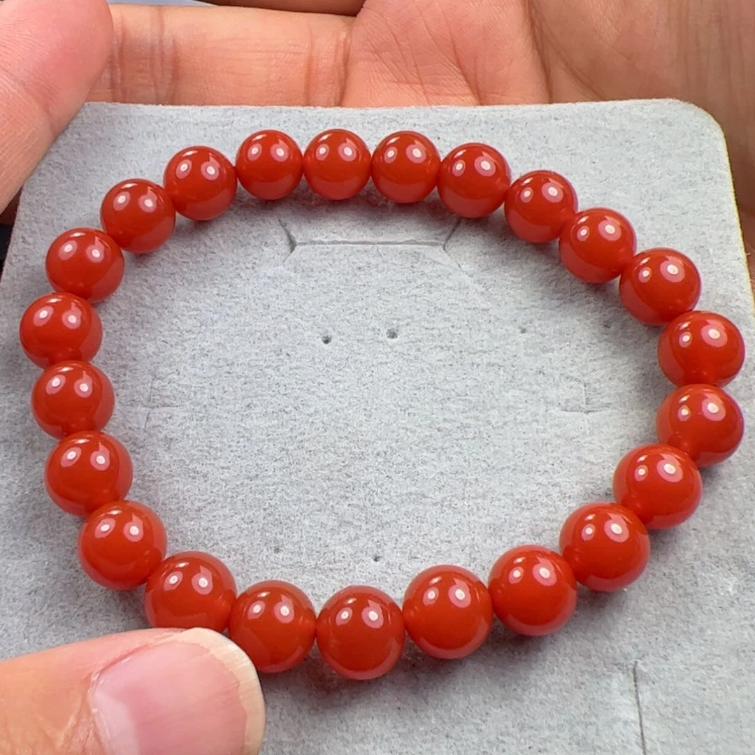 南红玛瑙手串未镶嵌