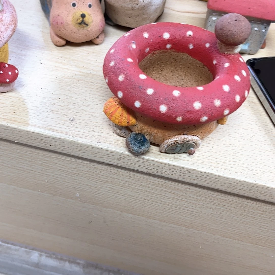 泥塑仙**?古镇炻陶花盆