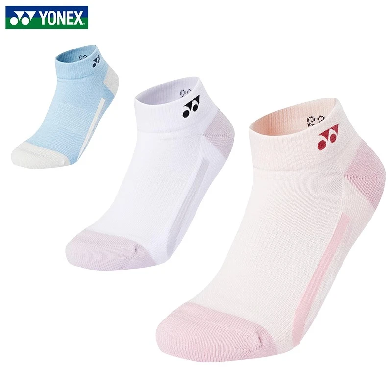 2025新款尤尼克斯YONEX女款加厚毛巾底羽毛球短袜网球袜245085BCR
