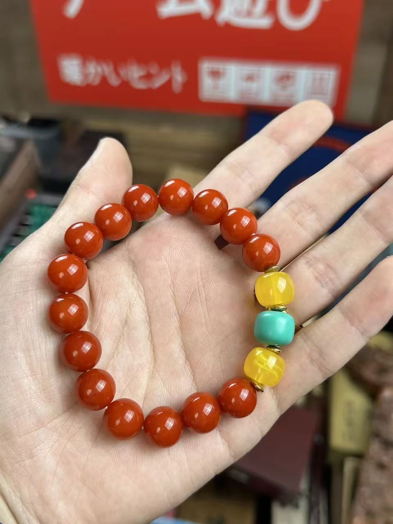 【闪购商品】天然原矿玛瑙手串