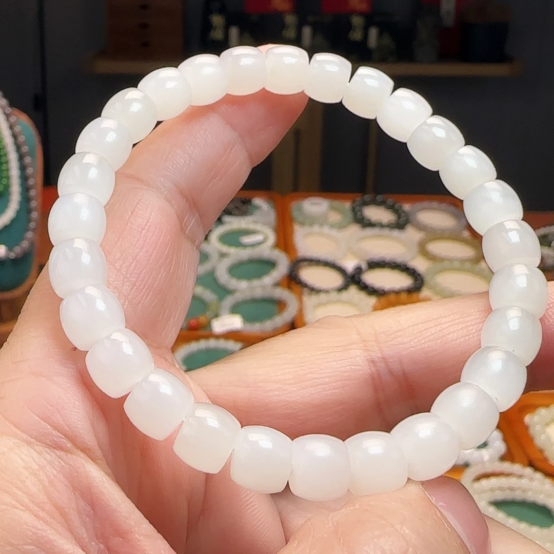 和田玉未镶嵌手链