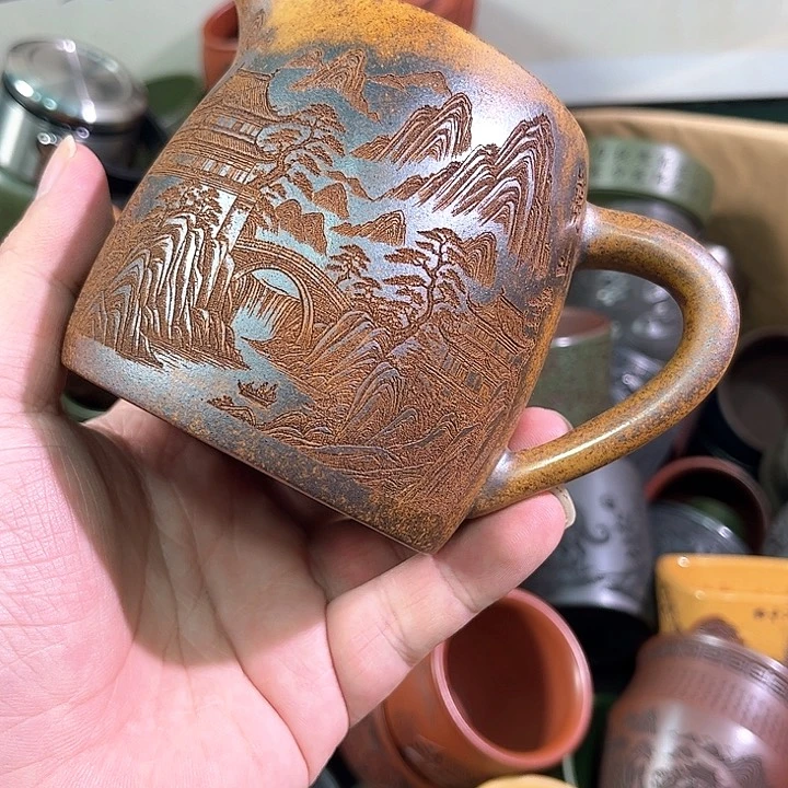 茶杯紫砂全手工紫砂主人杯