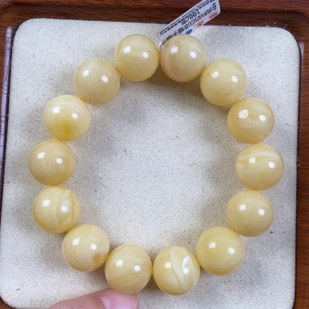 蜜蜡未镶嵌珠宝奇石17➕奶白蜡浓蜡奶糖