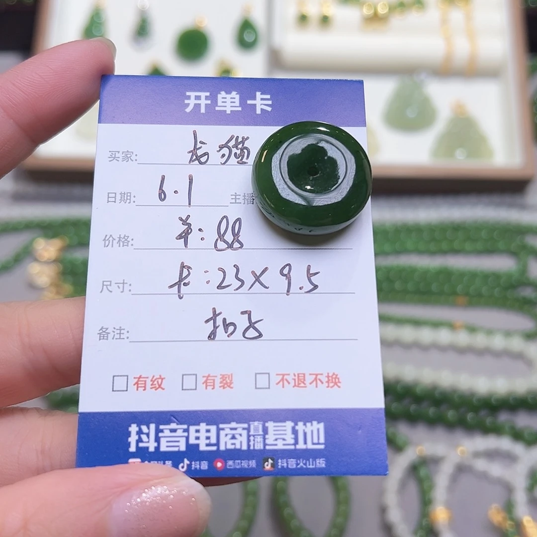 和田玉（碧玉）未镶嵌颈饰龙*