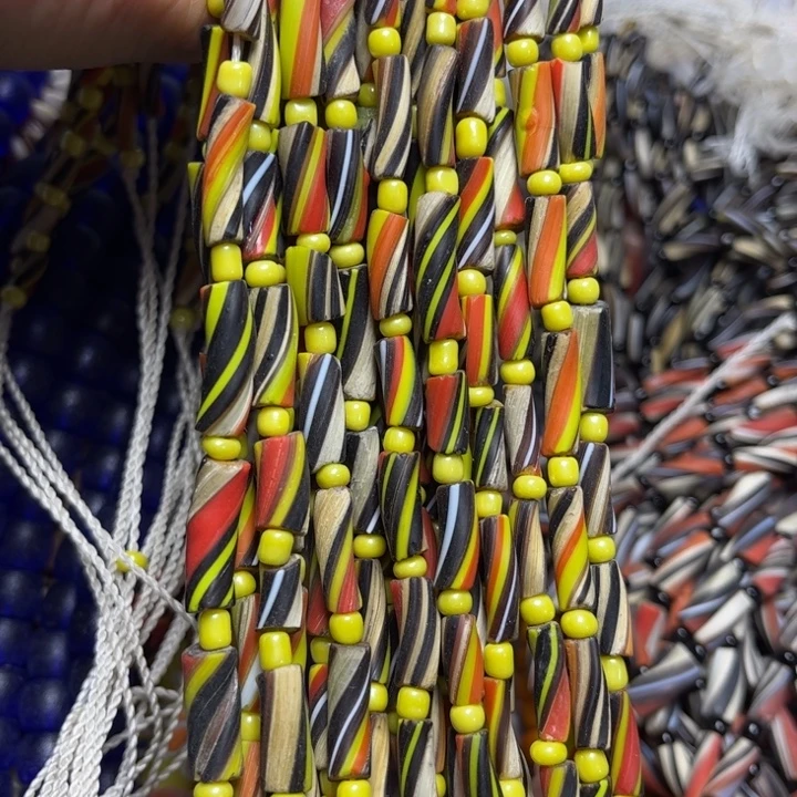 玻璃颈饰3223罗马琉璃一条