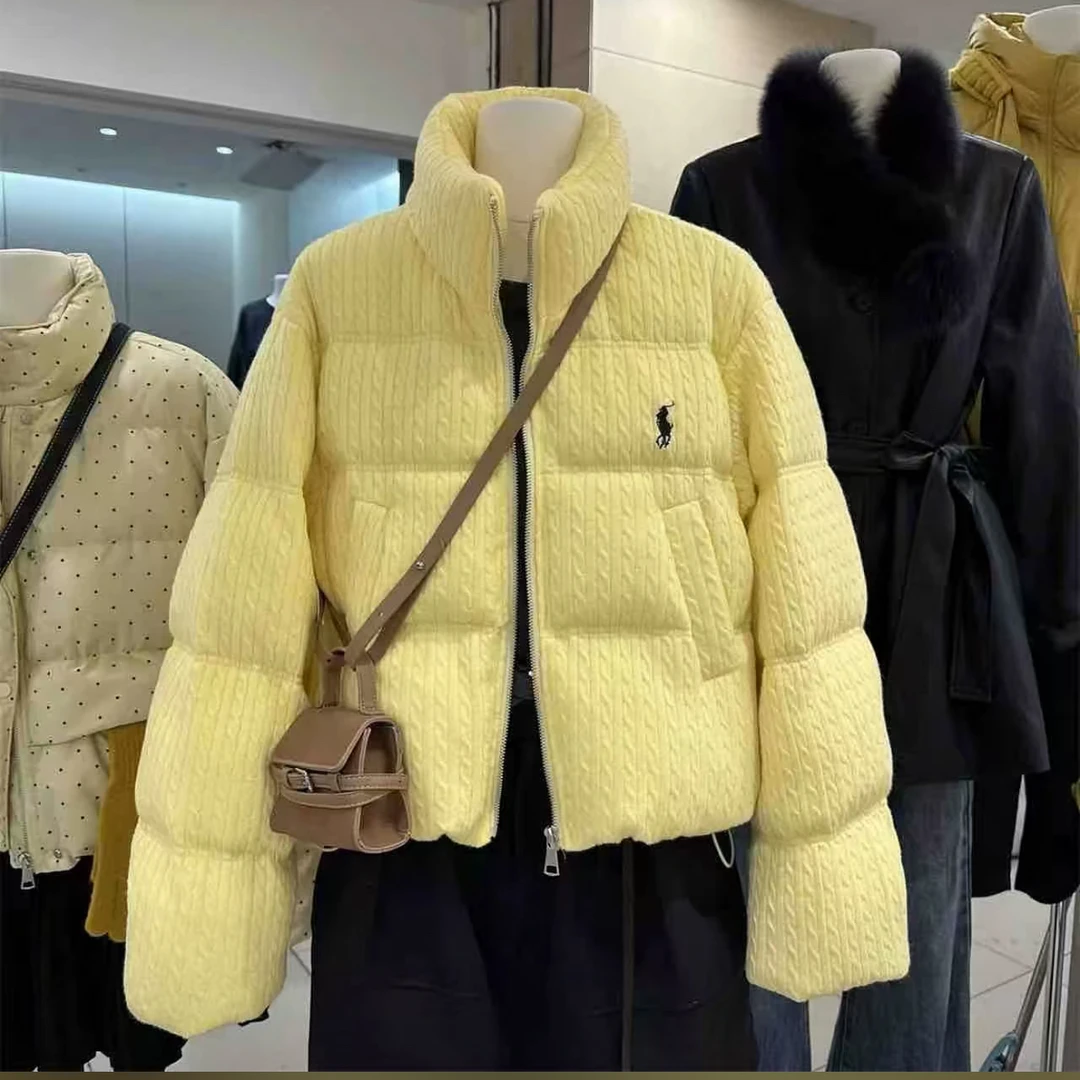 252.欧洲站时尚短款棉服加厚外套3373款不能机洗衣长约65