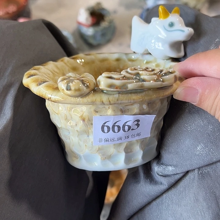 口8 手工花盆满30包邮