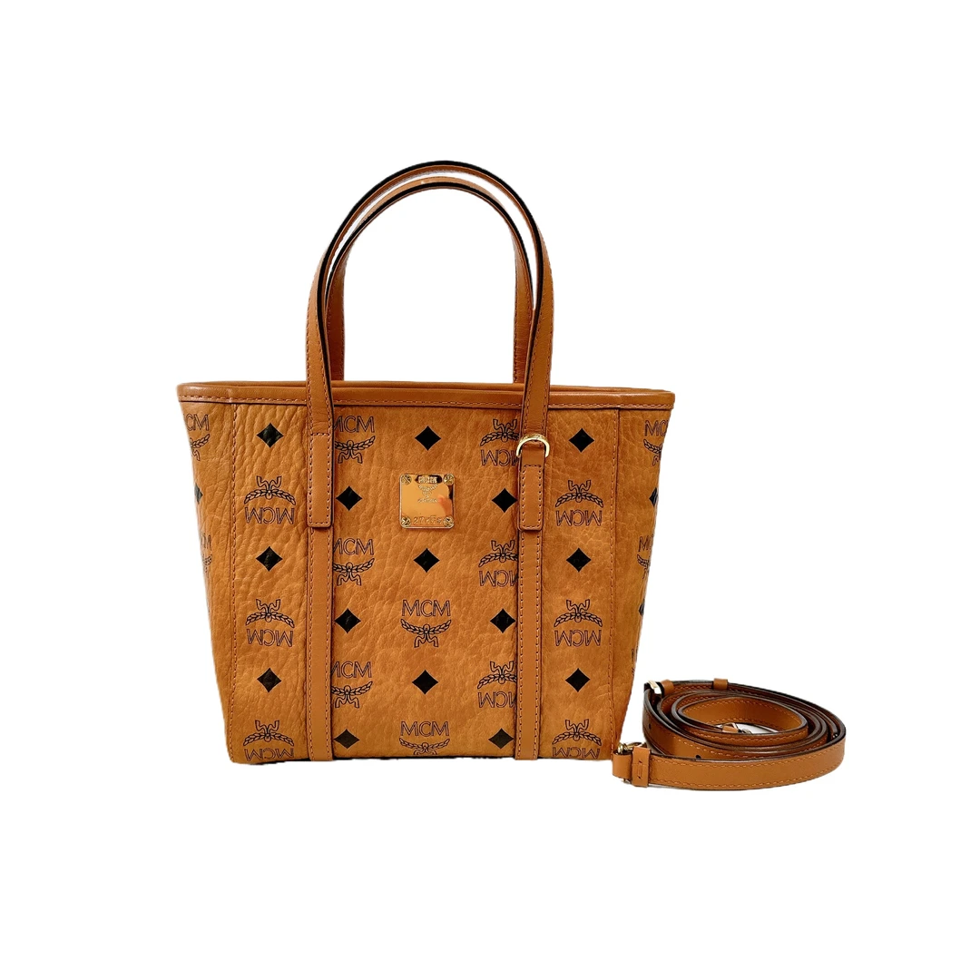 99新 MCM 95新  安洁利严选菜篮子/BK0163395 单肩包