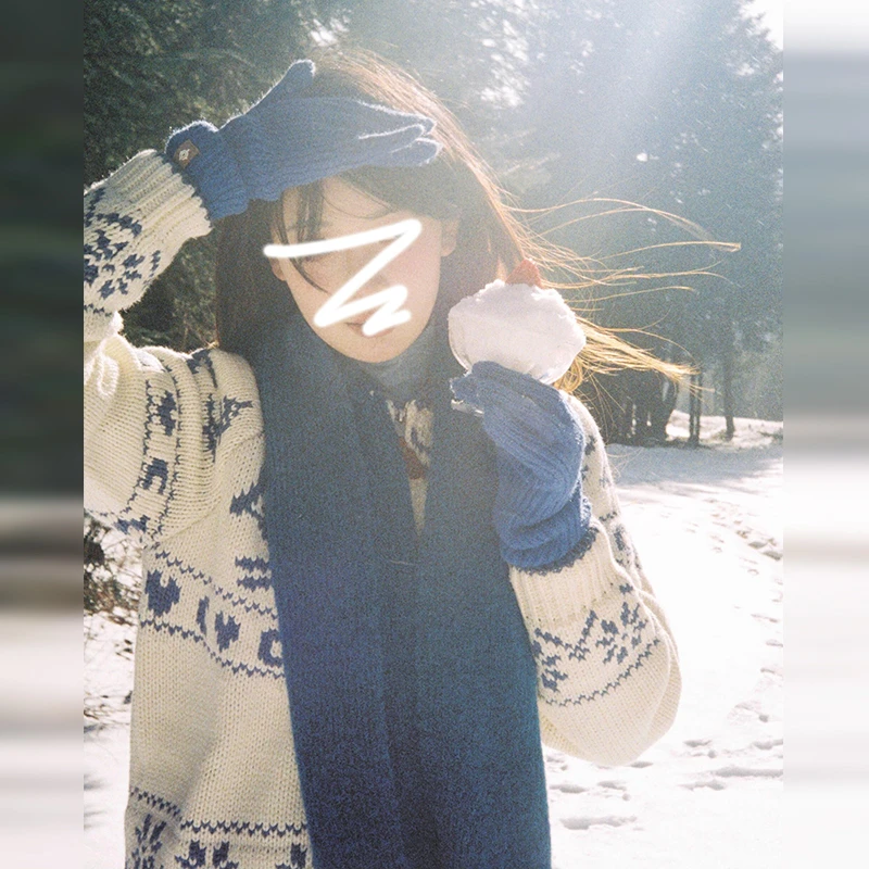 CY7925费尔岛毛衣女早秋2025款新款慵懒风高级感加厚针织开衫外套