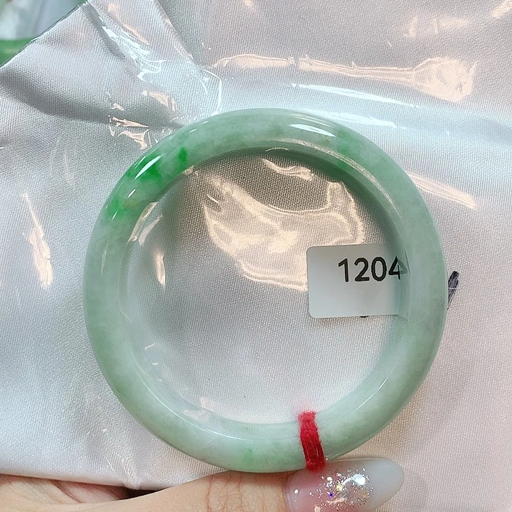 翡翠手镯未镶嵌天然翡翠手镯56