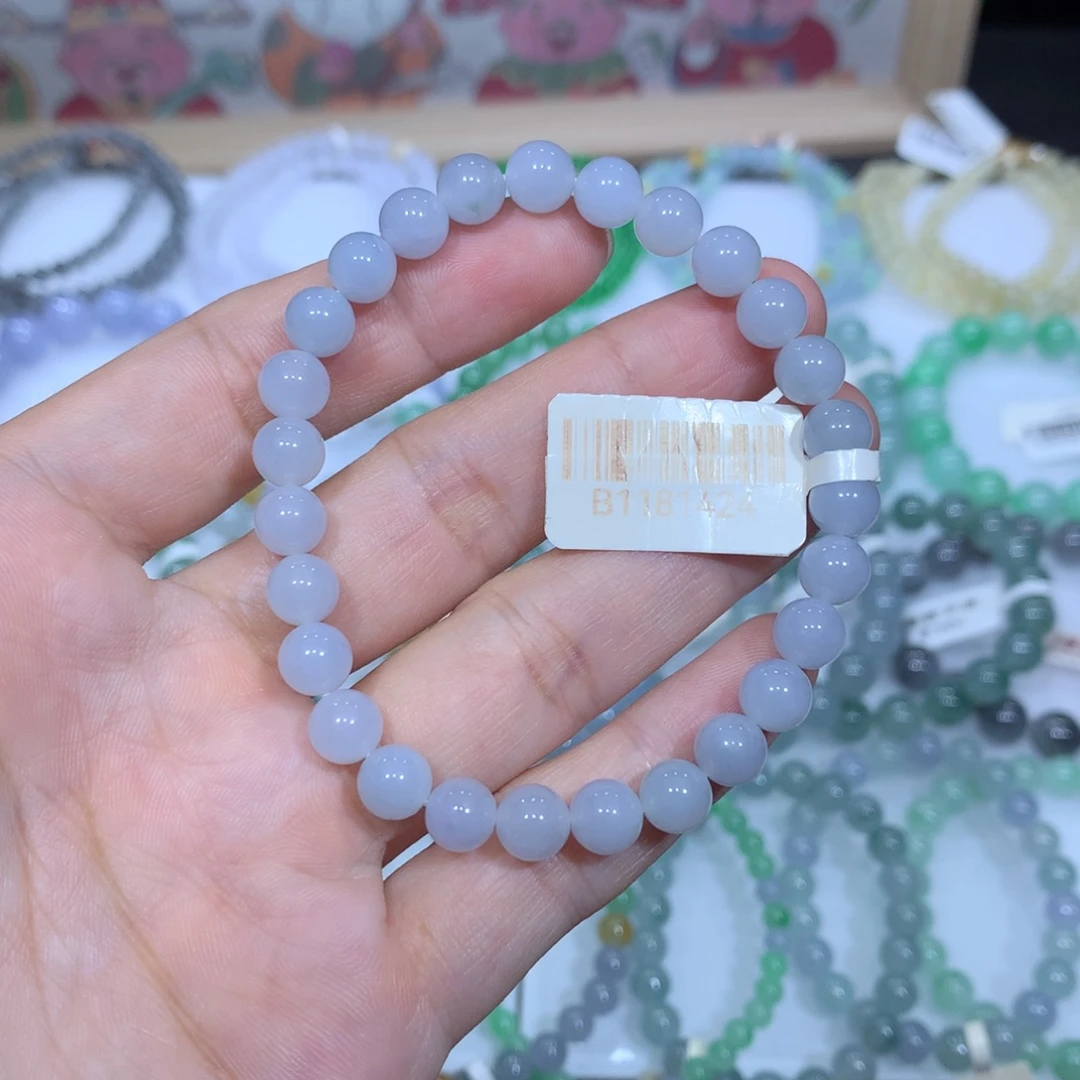 翡翠未镶嵌手链天然