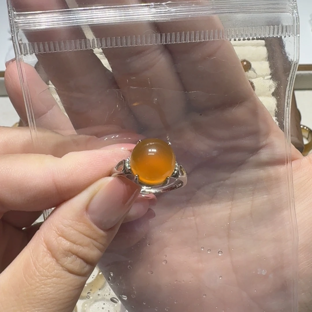 老***王未镶嵌戒指玛瑙/玉髓