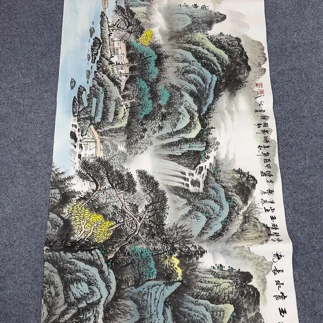 国画国画作品宣纸纯手绘