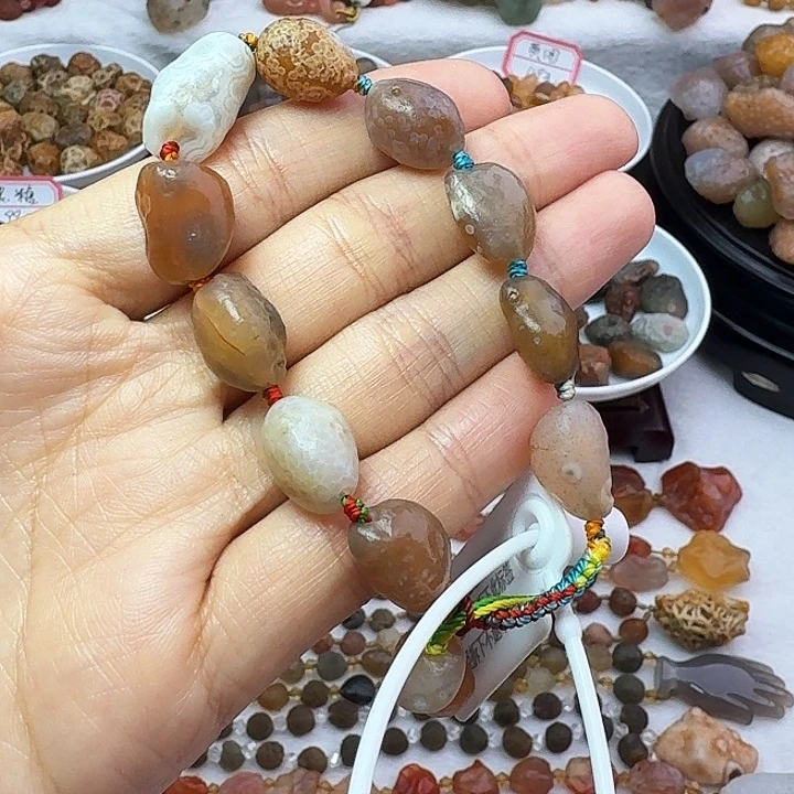 玛瑙/玉髓手链未镶嵌