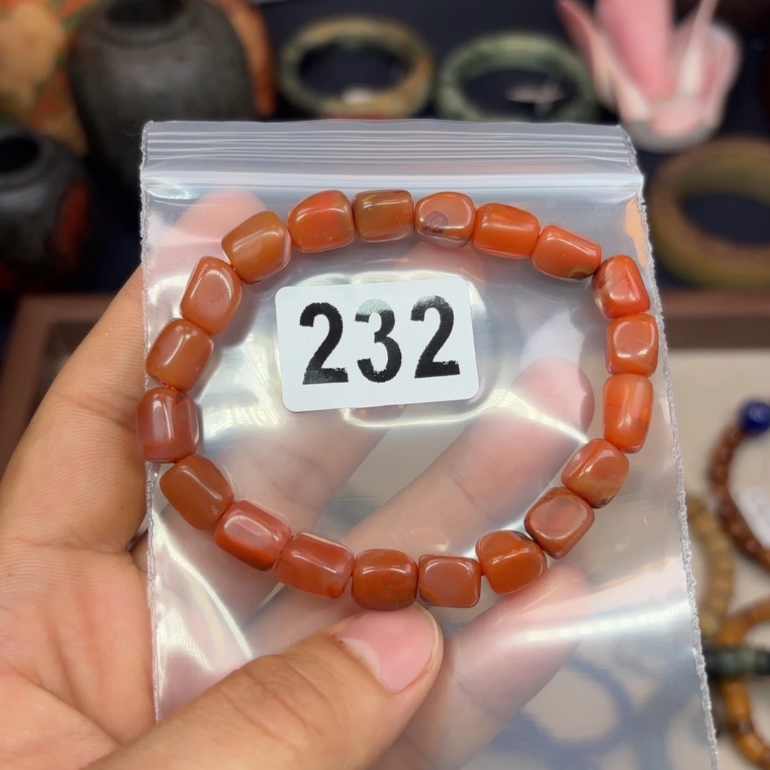 奔***粟手链未镶嵌南红玛瑙