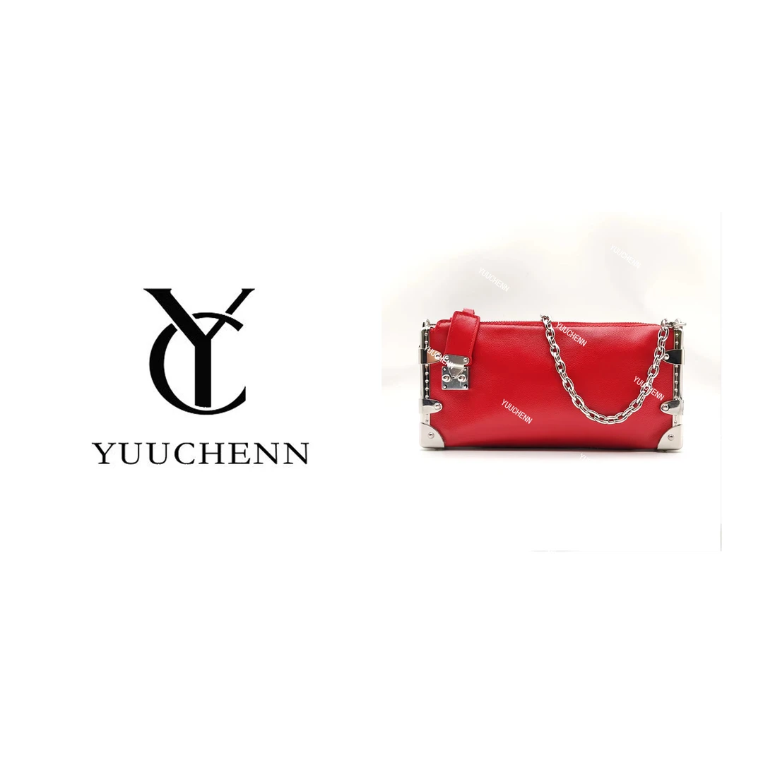 YUUCHENN/23cm原创设计高定真皮包 HH3968