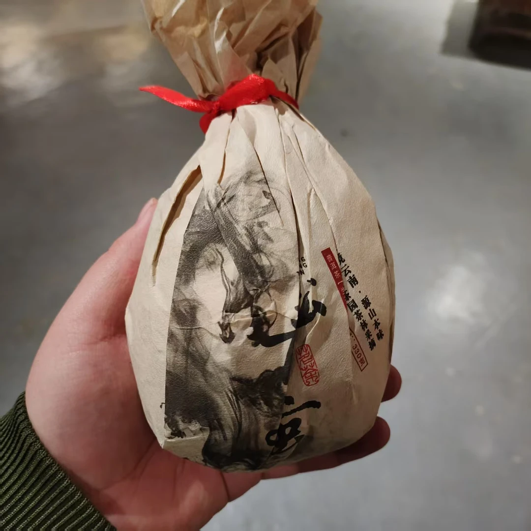 【飞哥开仓放漏】曼松龙蛋红丝带（生茶）330g