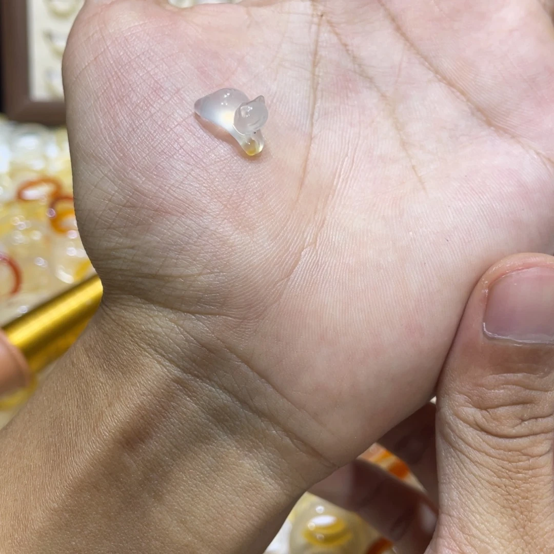 玛瑙/玉髓合金戒指95号猫圈口备注