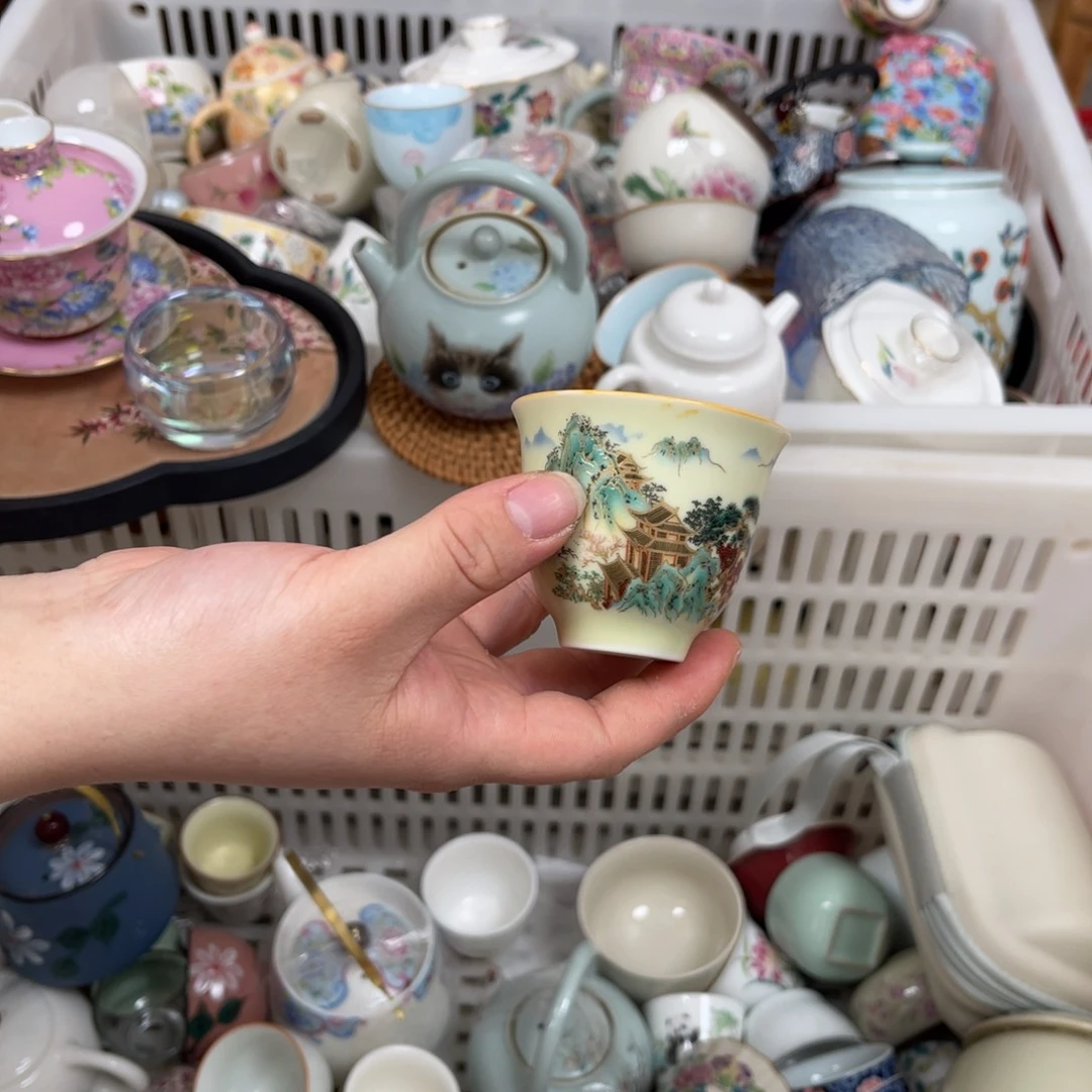 瓷片陶瓷茶具家用配件