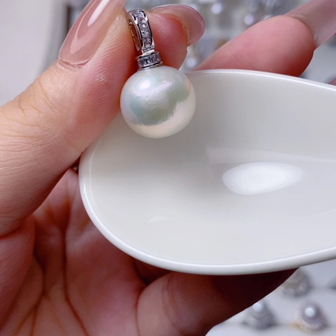 淡水珍珠未镶嵌吊坠(赠链)