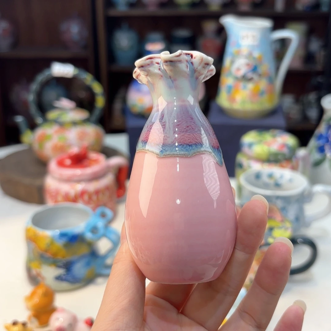 景德镇手绘高温釉下彩陶瓷茶具