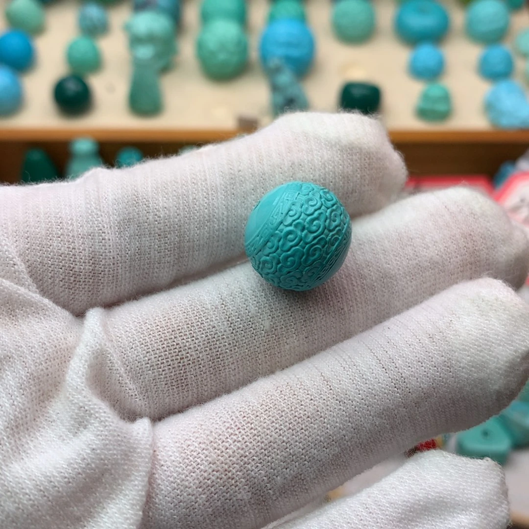 手工打磨精品祥云圆珠