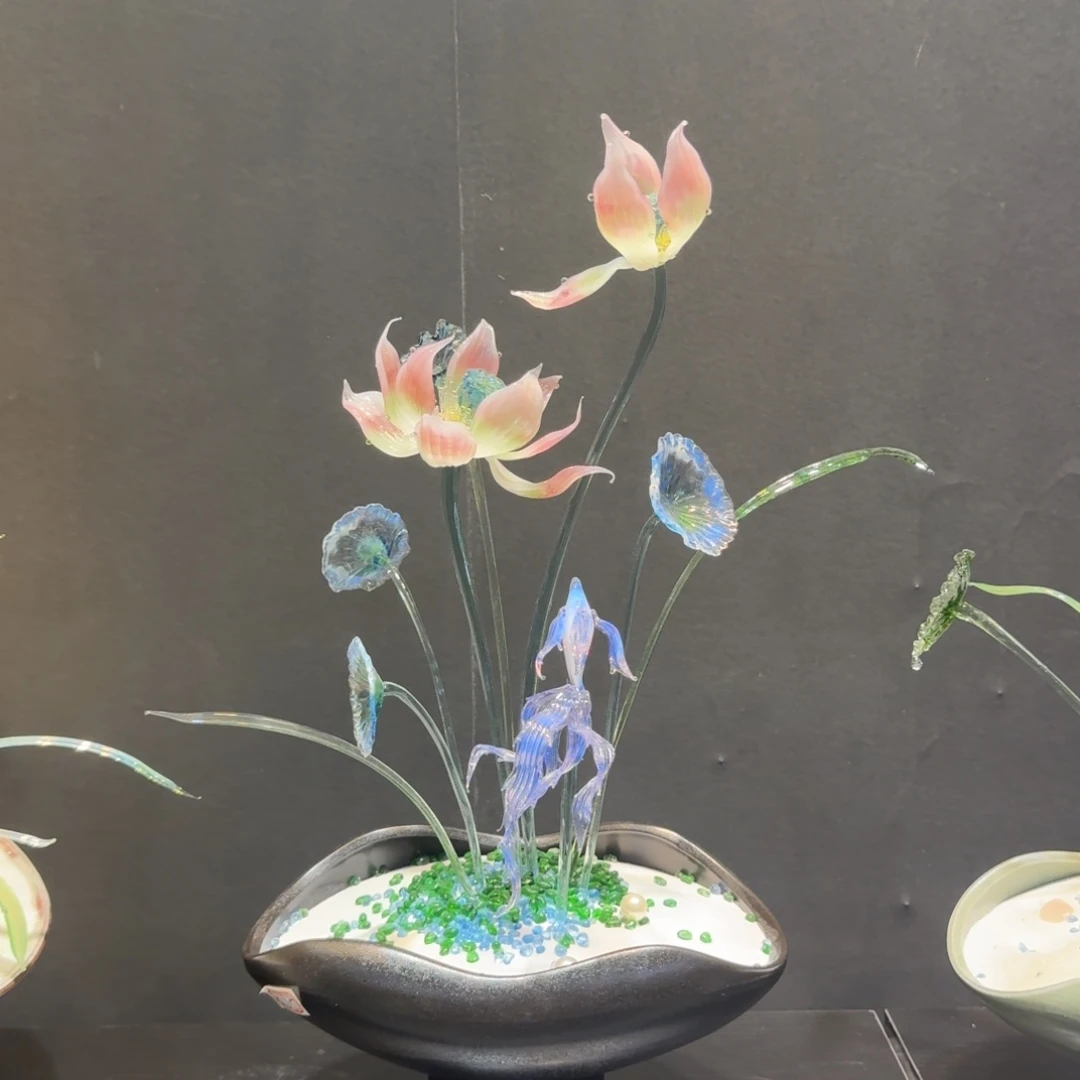 手工艺品琉璃步步生莲23