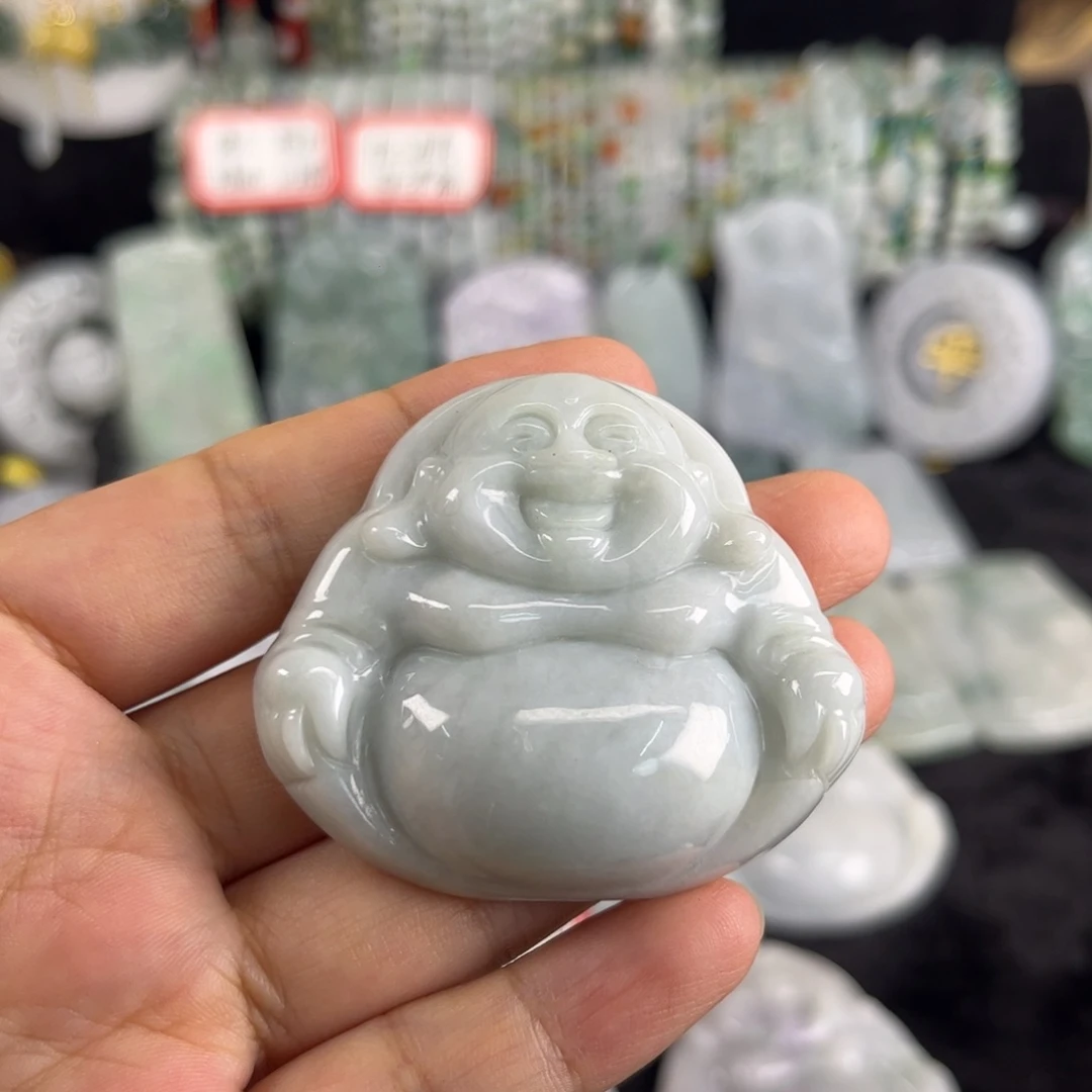 翡翠未镶嵌吊坠(不含链)瑕疵