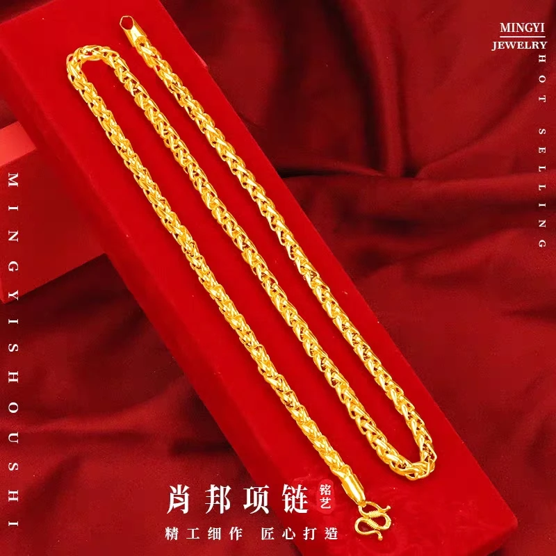 铜合金项链 【卡4肖邦项链】手工精美时尚百搭金色