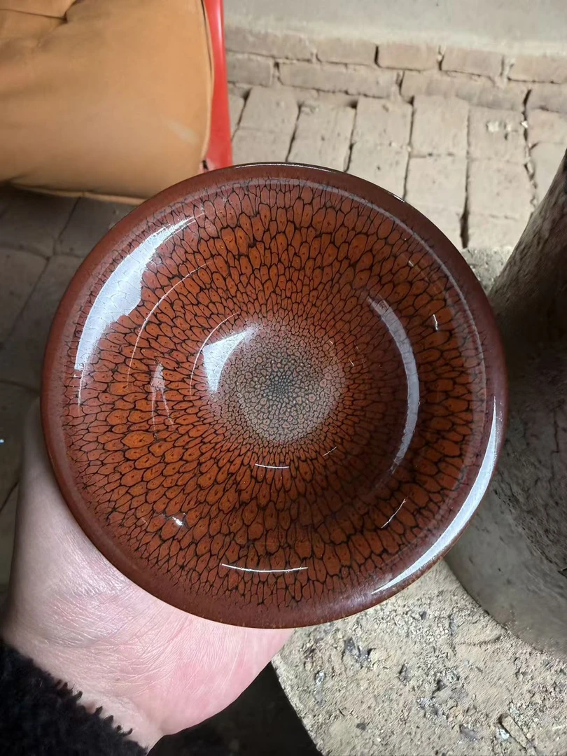 建盏主人杯【红鹧鸪】电烧专用茶具
