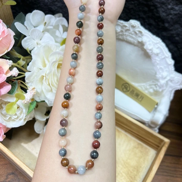 【晶澜月】D072【svip私人定制版】天然多宝彩兔毛项链多样性发其一