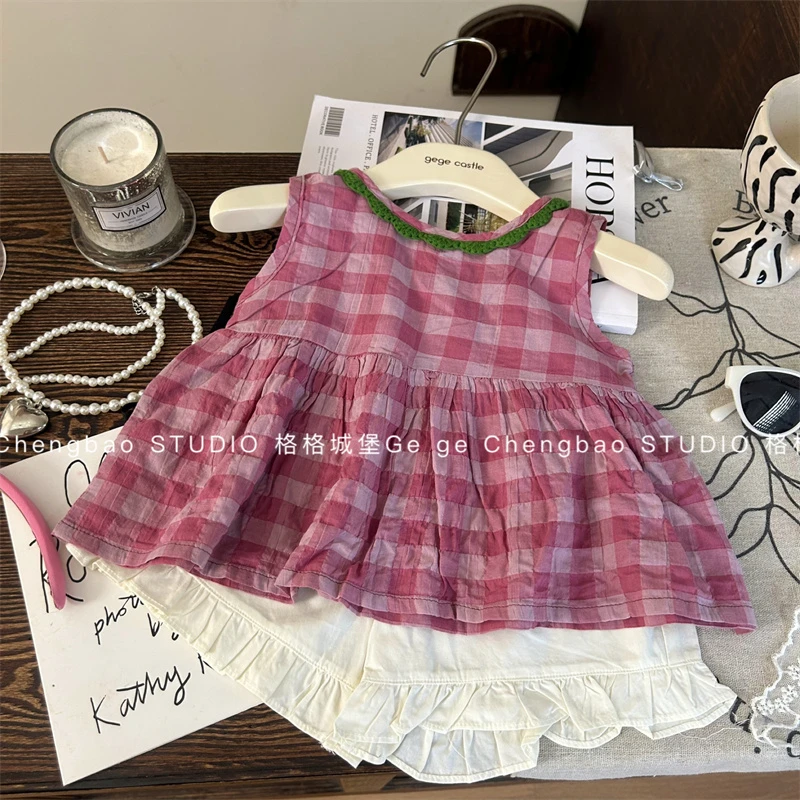 女童夏装套装2025新款韩版童装女宝宝夏季时髦两件套TTC376