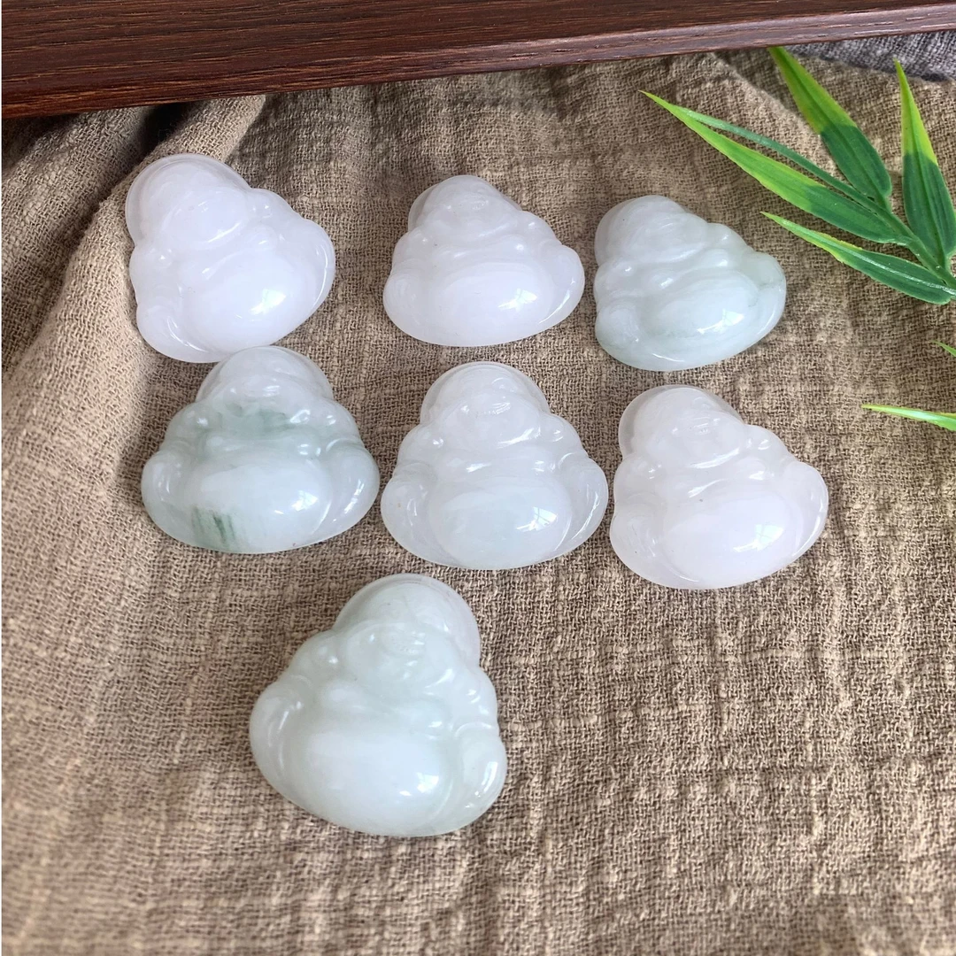 金丝玉天山翠双面精品小号佛公