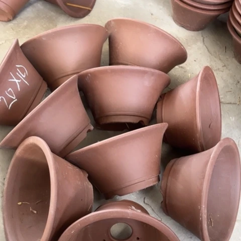 紫砂花盆  100-10。 20-10
