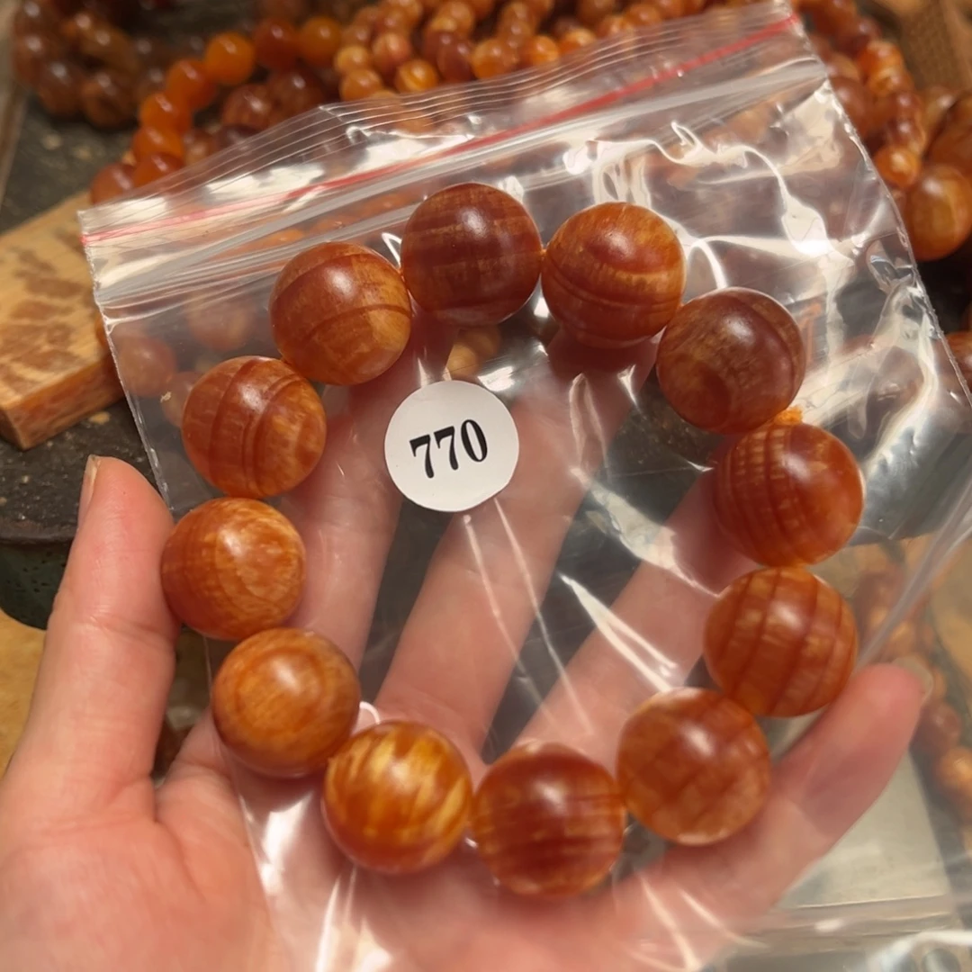 崔***冰手串/手链松木（琥珀木）770号2.0