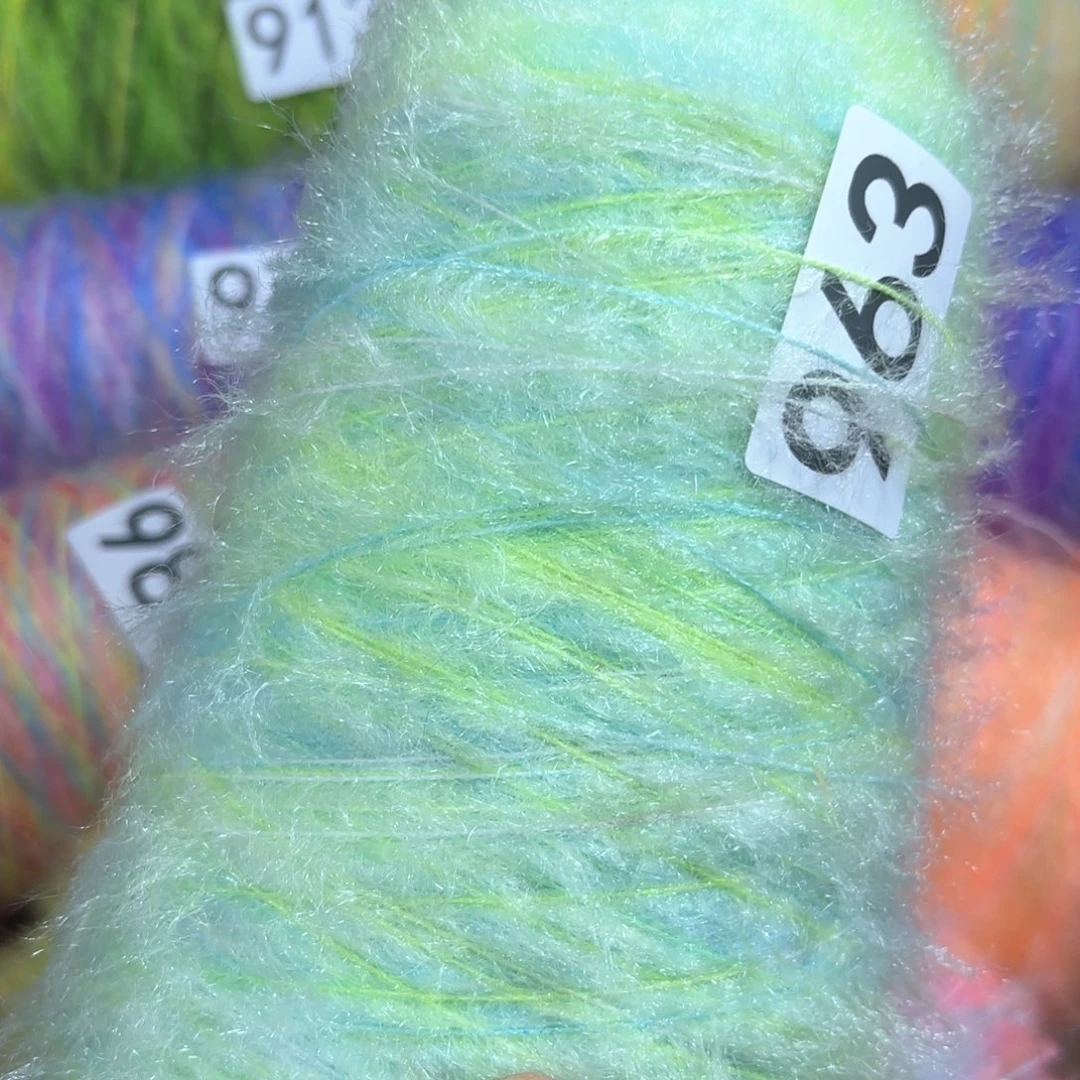 织绣963号真丝猫毛春意盎然