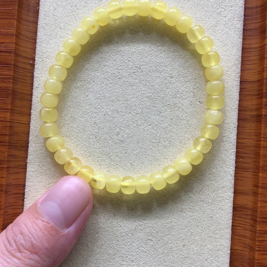 琥珀手链未镶嵌蜜蜡