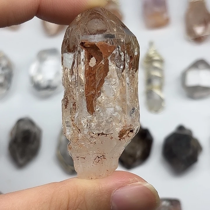 未镶嵌颈饰水晶巴基斯坦红泥闪灵钻55mm+