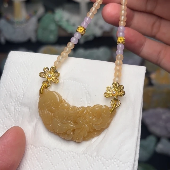 翡翠未镶嵌颈饰吊坠