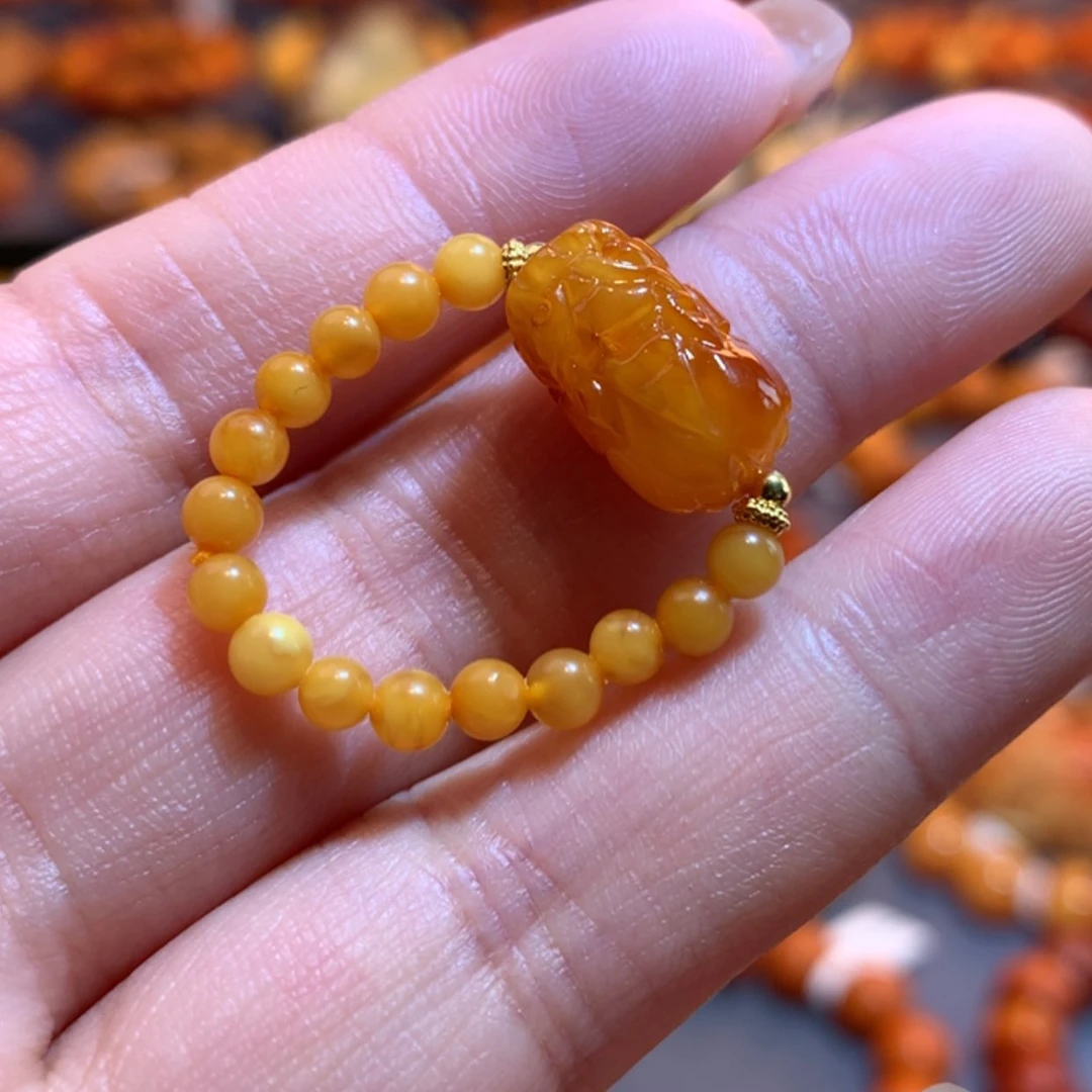 【闪购商品】蜜蜡未镶嵌戒指蜜蜡戒指