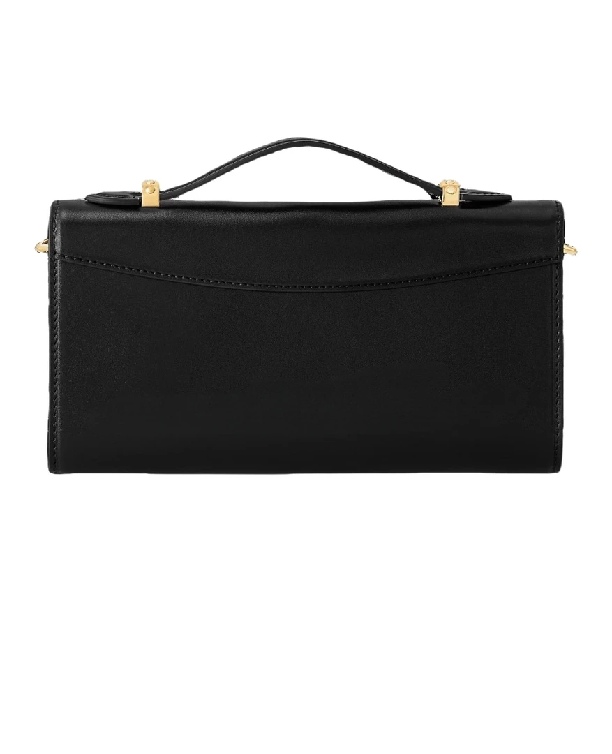 手工时尚真皮百搭女包 路横 法 10942 NH N纽扣 黑色